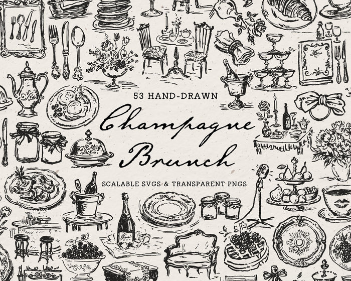 The Champagne Brunch Doodle Pack