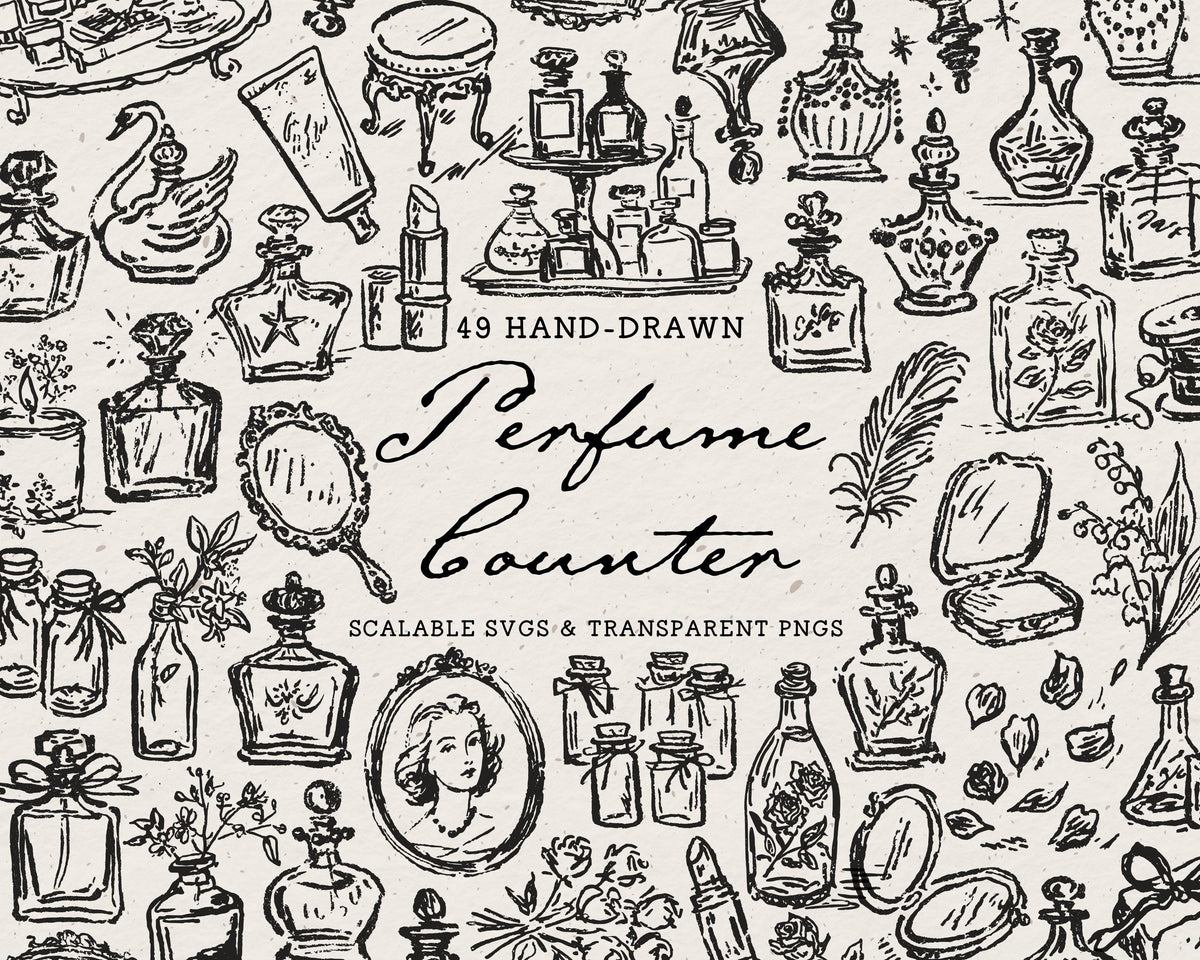 The Perfume Counter Doodle Pack, preview 1