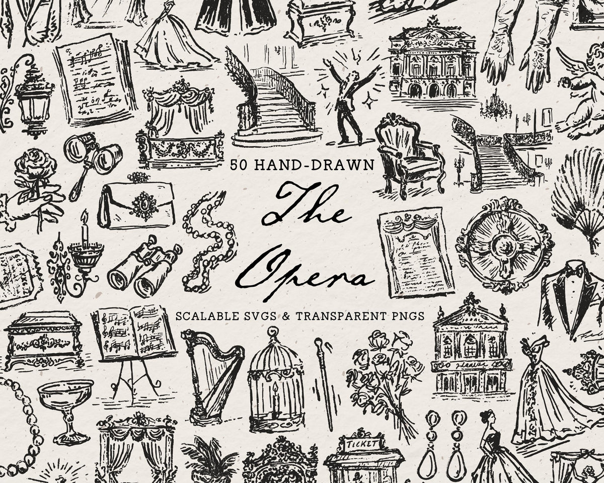 The Opera Doodle Pack, preview 1