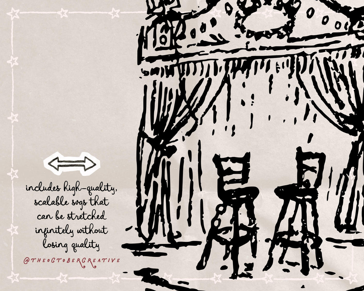 The Cabaret Doodle Pack, preview 3