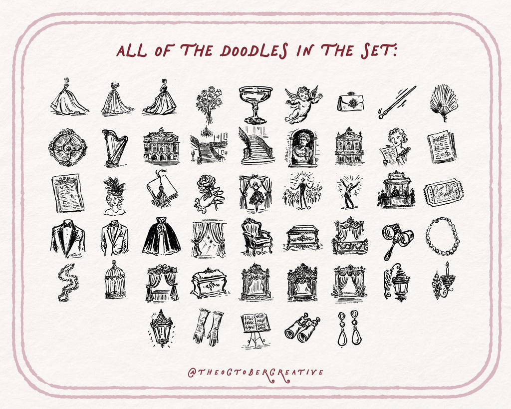 The Opera Doodle Pack, preview 5