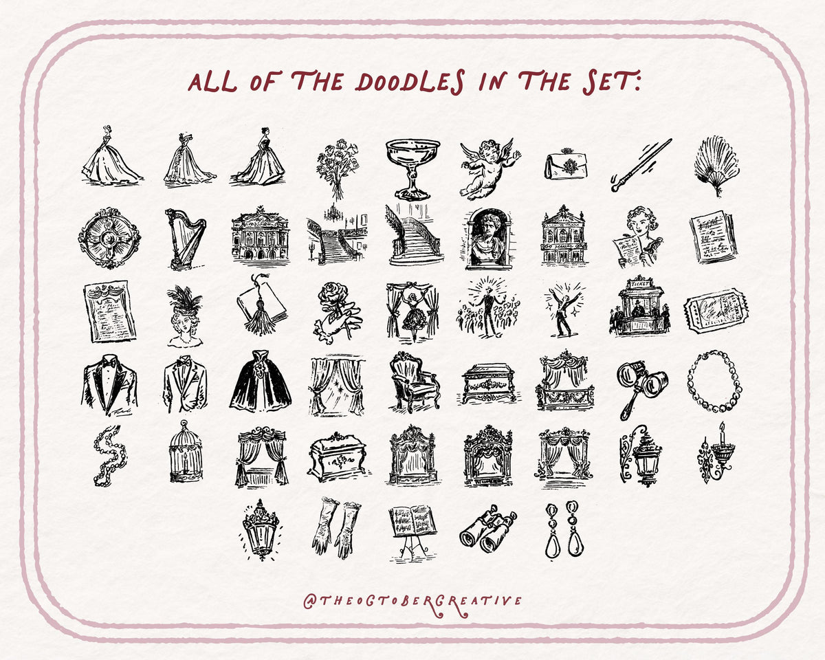 The Opera Doodle Pack, preview 5