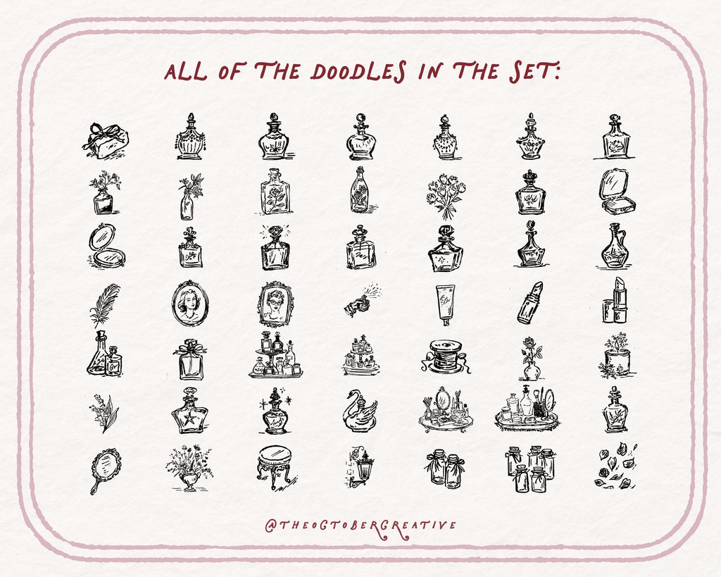The Perfume Counter Doodle Pack, preview 5