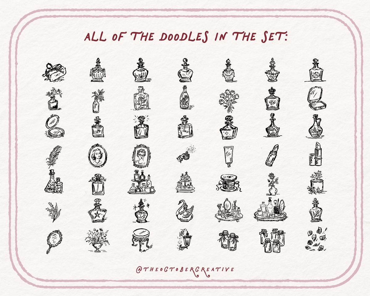 The Perfume Counter Doodle Pack, preview 5