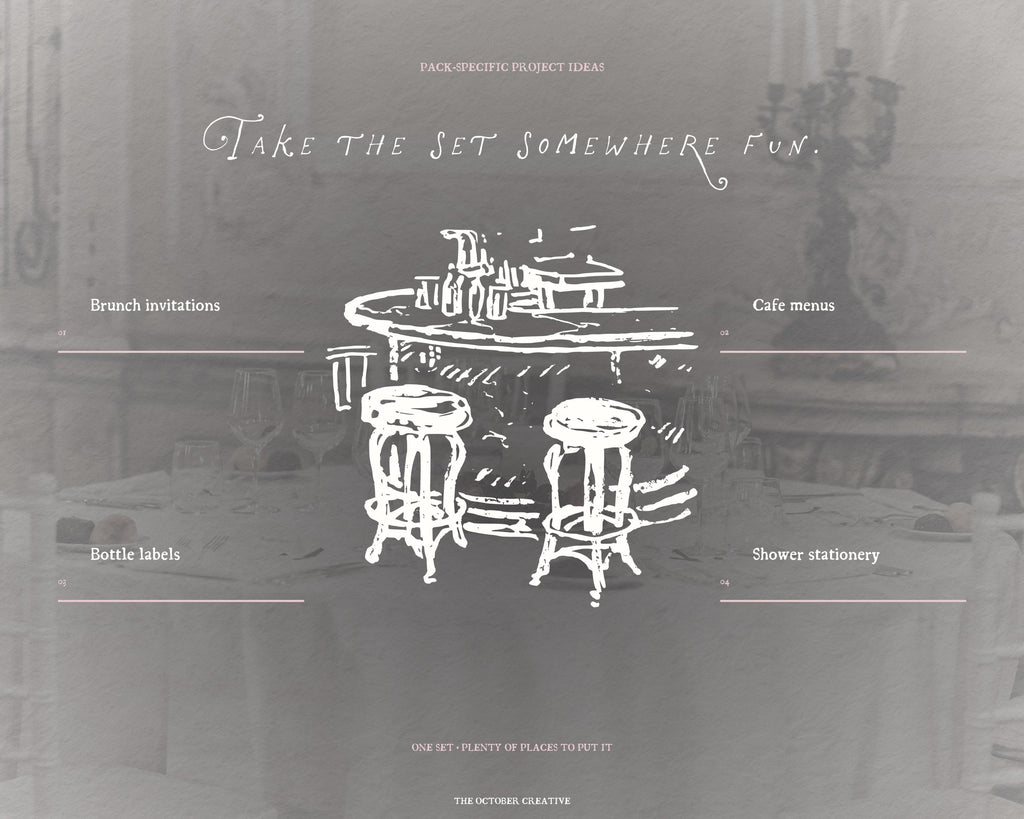 The Champagne Brunch Doodle Pack, preview 12