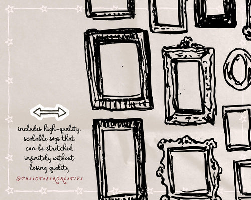 Art Gallery Doodle Pack, preview 2