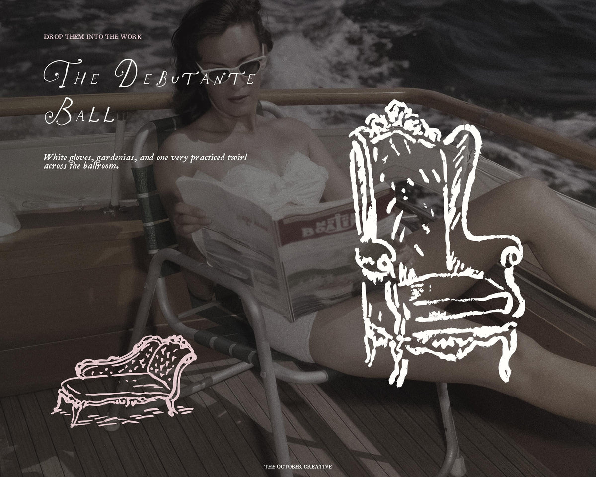 The Debutante Ball Doodle Pack, preview 9