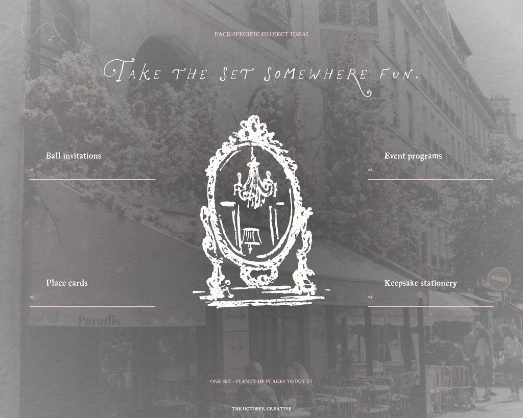 The Debutante Ball Doodle Pack, preview 12