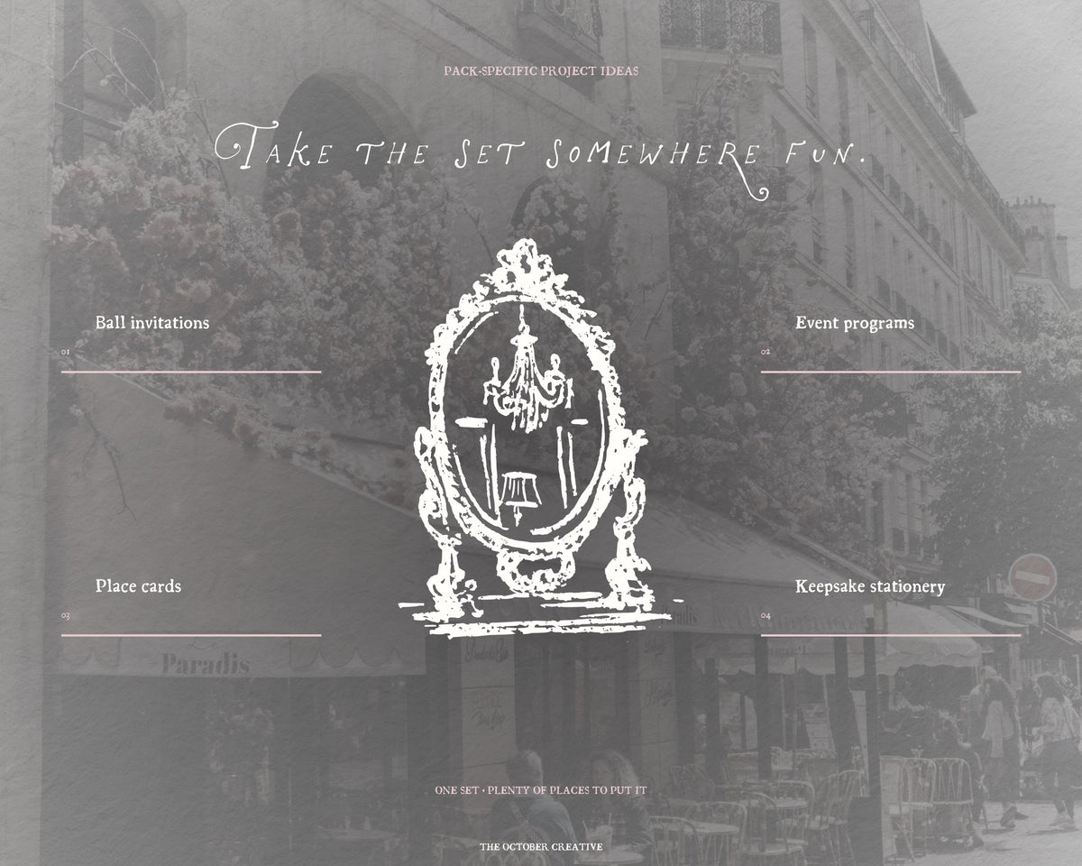 The Debutante Ball Doodle Pack, preview 12