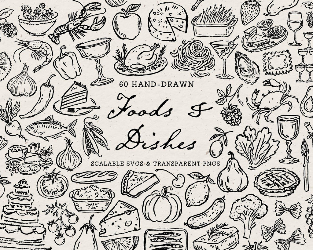 Foodie 4-Pack Doodle Bundle, preview 2