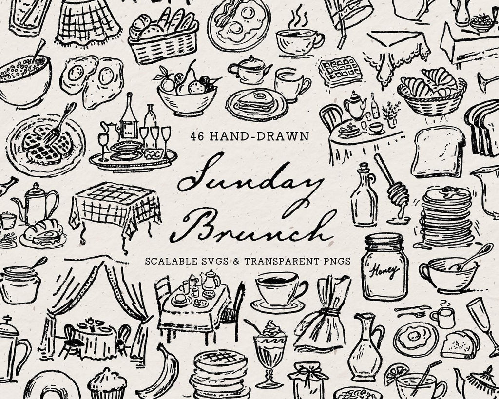 Foodie 4-Pack Doodle Bundle, preview 3