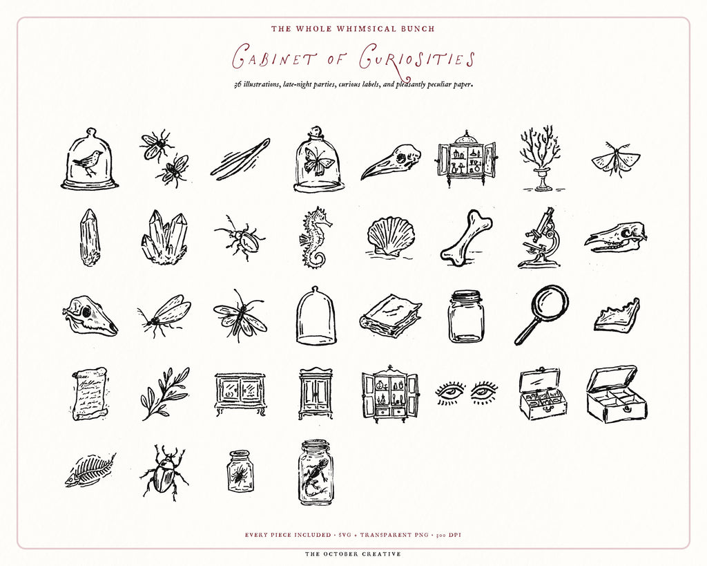 Witchy 4-Pack Doodle Bundle, preview 7