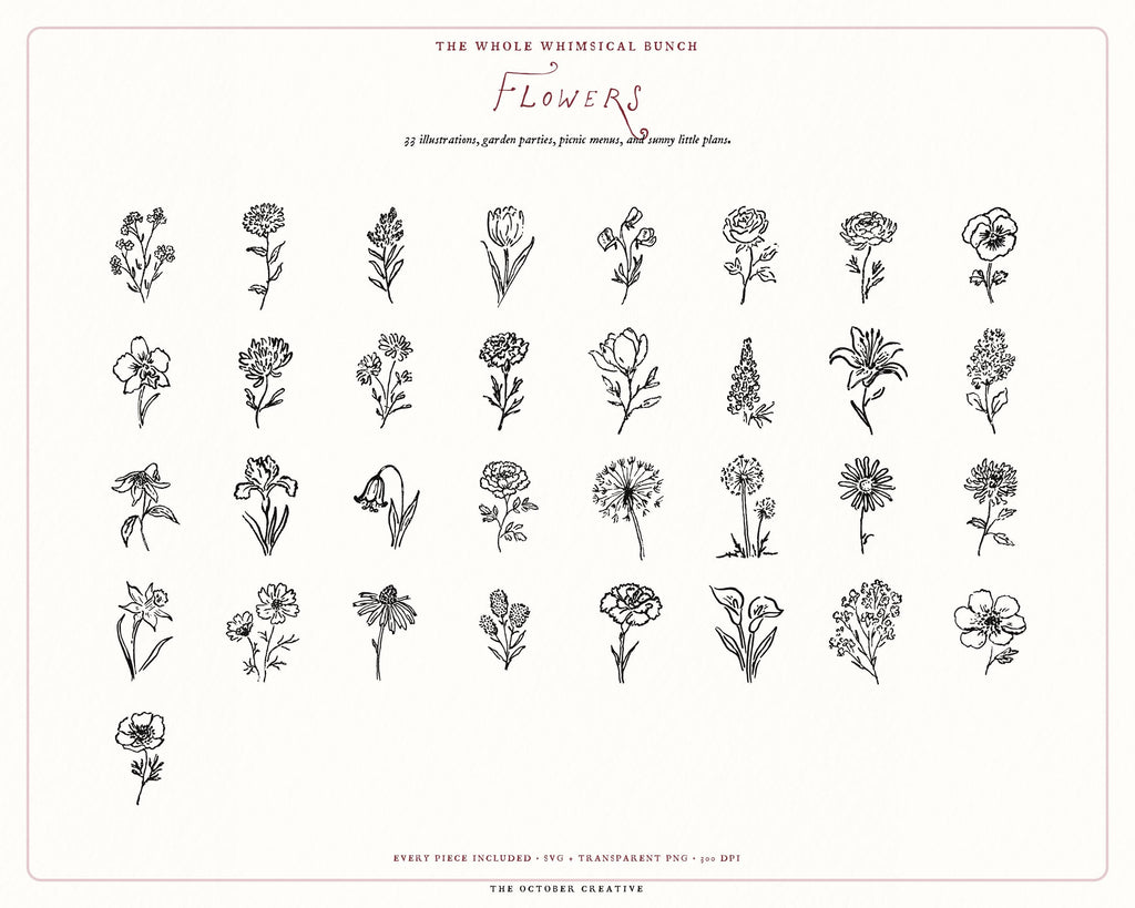 Spring 4-Pack Doodle Bundle, preview 7