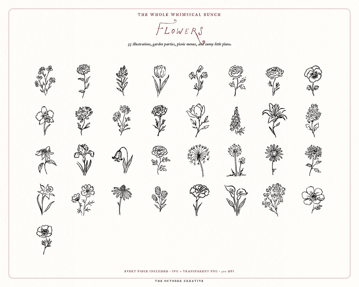 Spring 4-Pack Doodle Bundle, preview 7