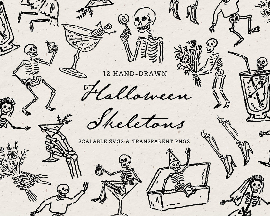 Halloween 4-Pack Doodle Bundle, preview 3
