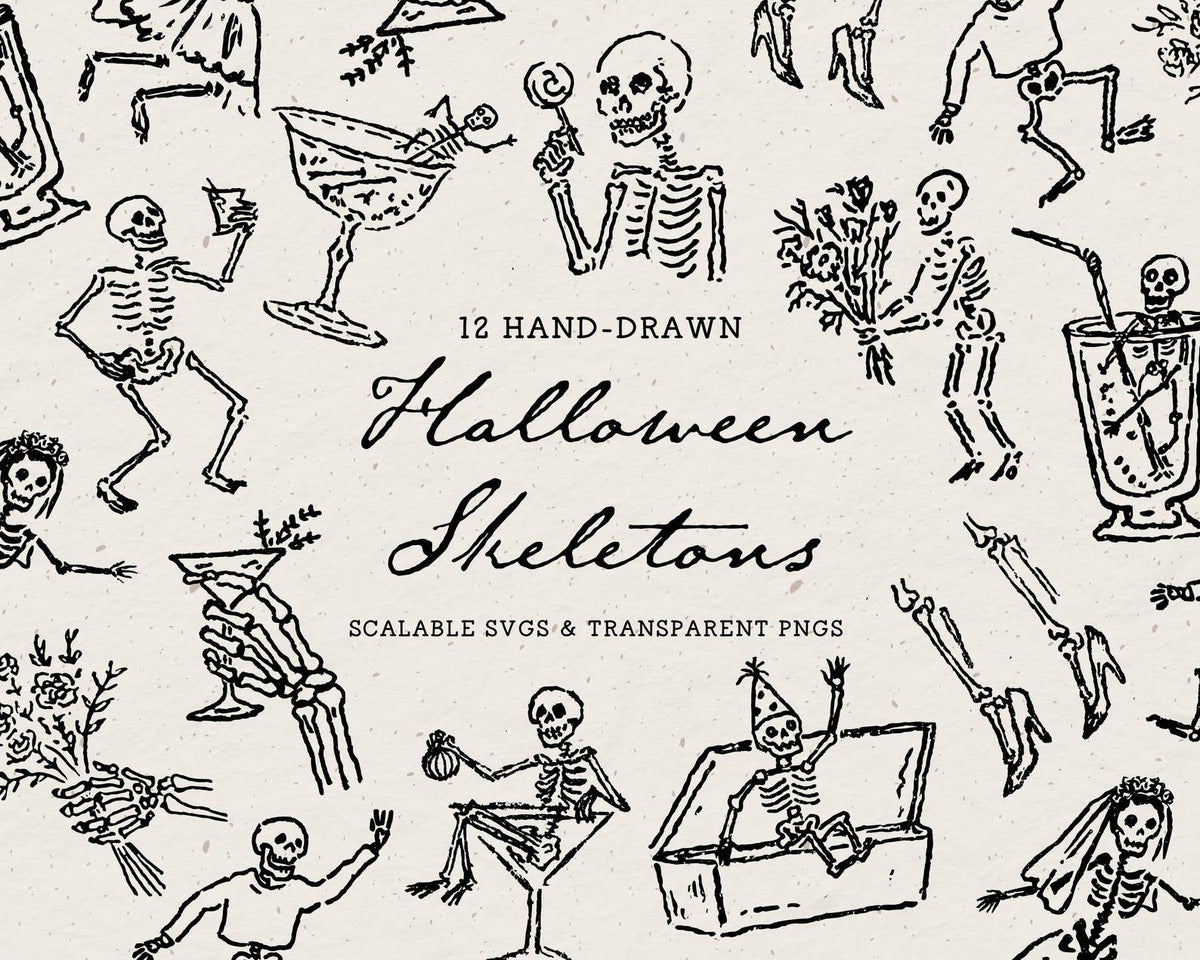 Halloween 4-Pack Doodle Bundle, preview 3