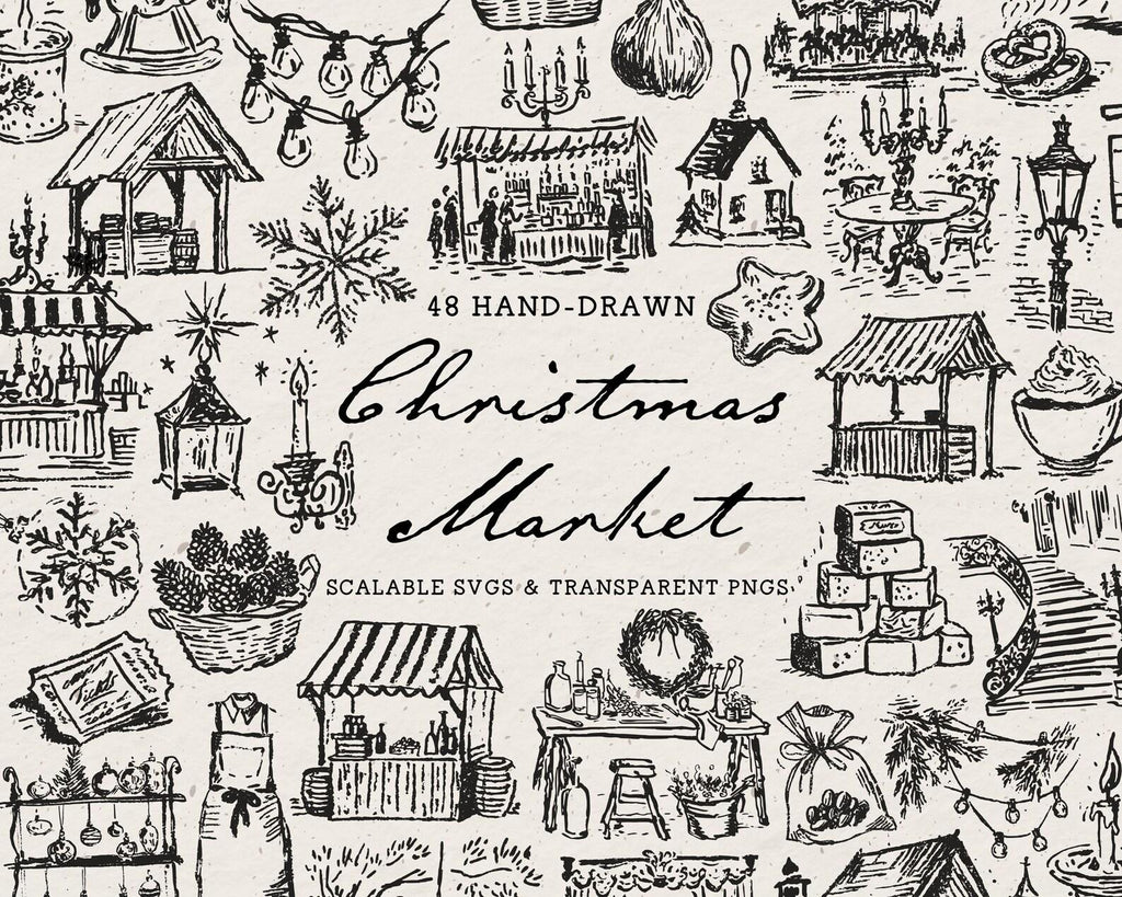 Christmas 4-Pack Doodle Bundle, preview 3