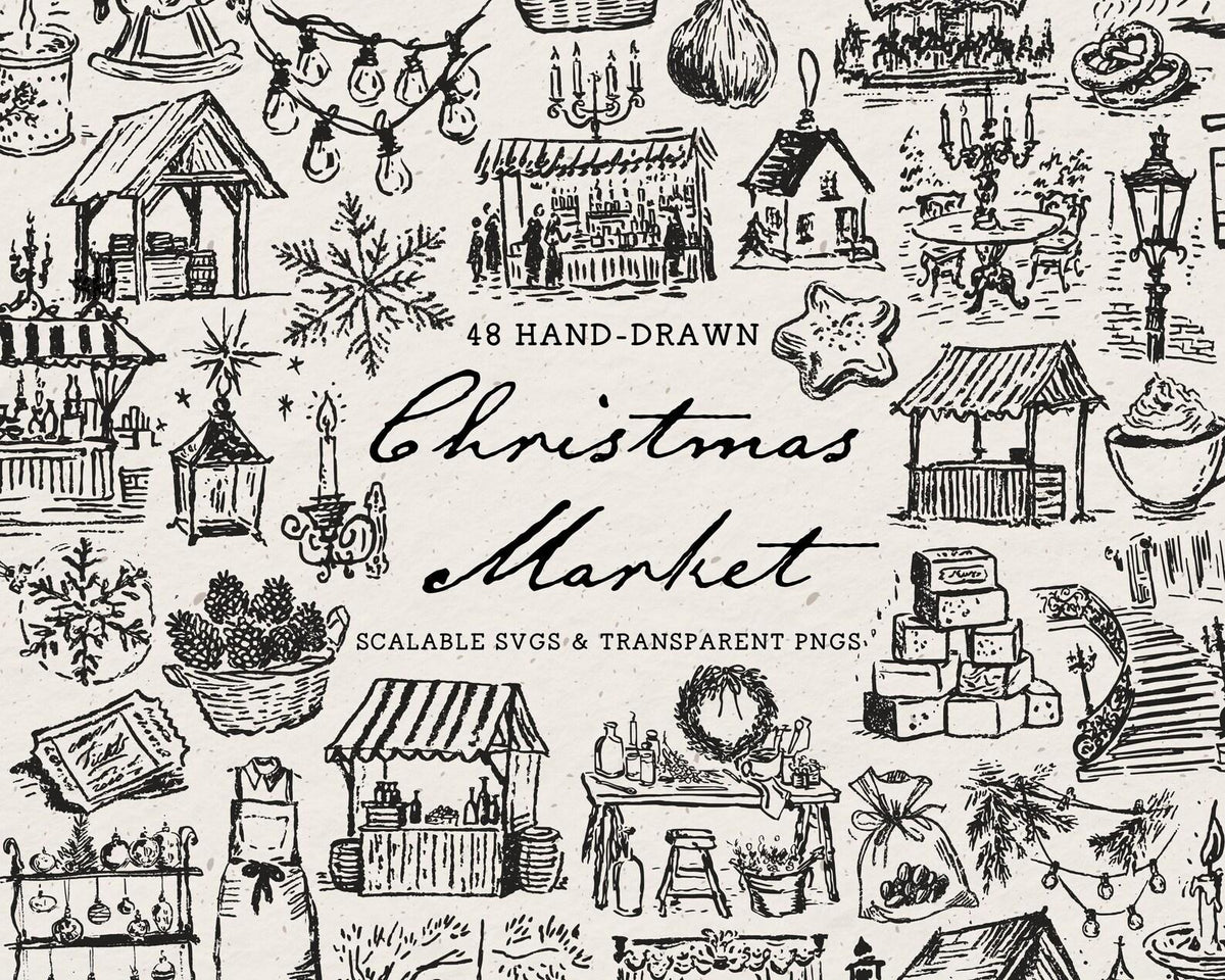Christmas 4-Pack Doodle Bundle, preview 3