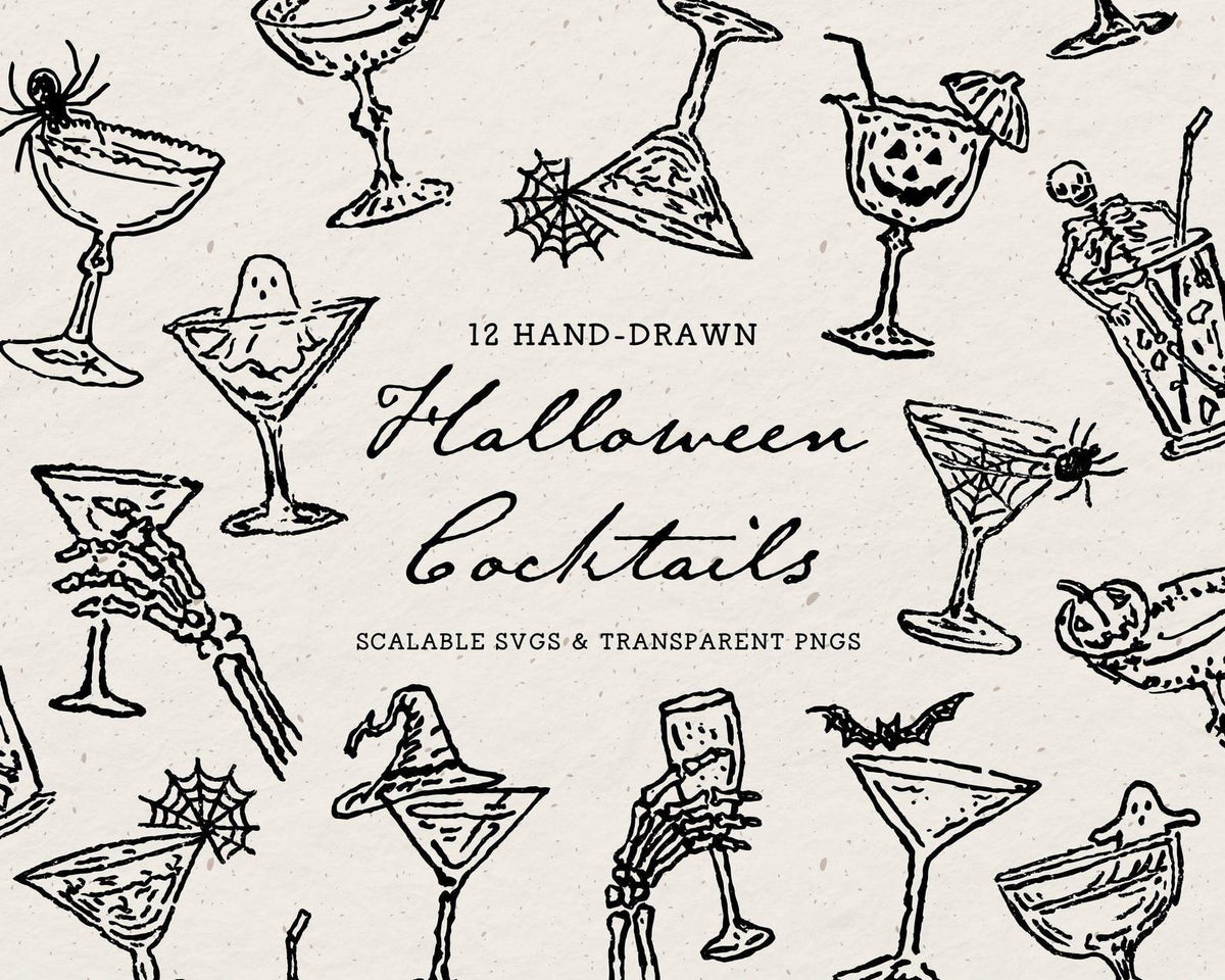 Halloween 4-Pack Doodle Bundle, preview 4