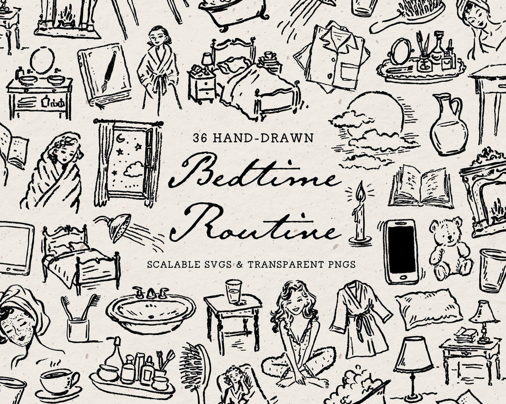 Home Life 4-Pack Doodle Bundle, preview 2