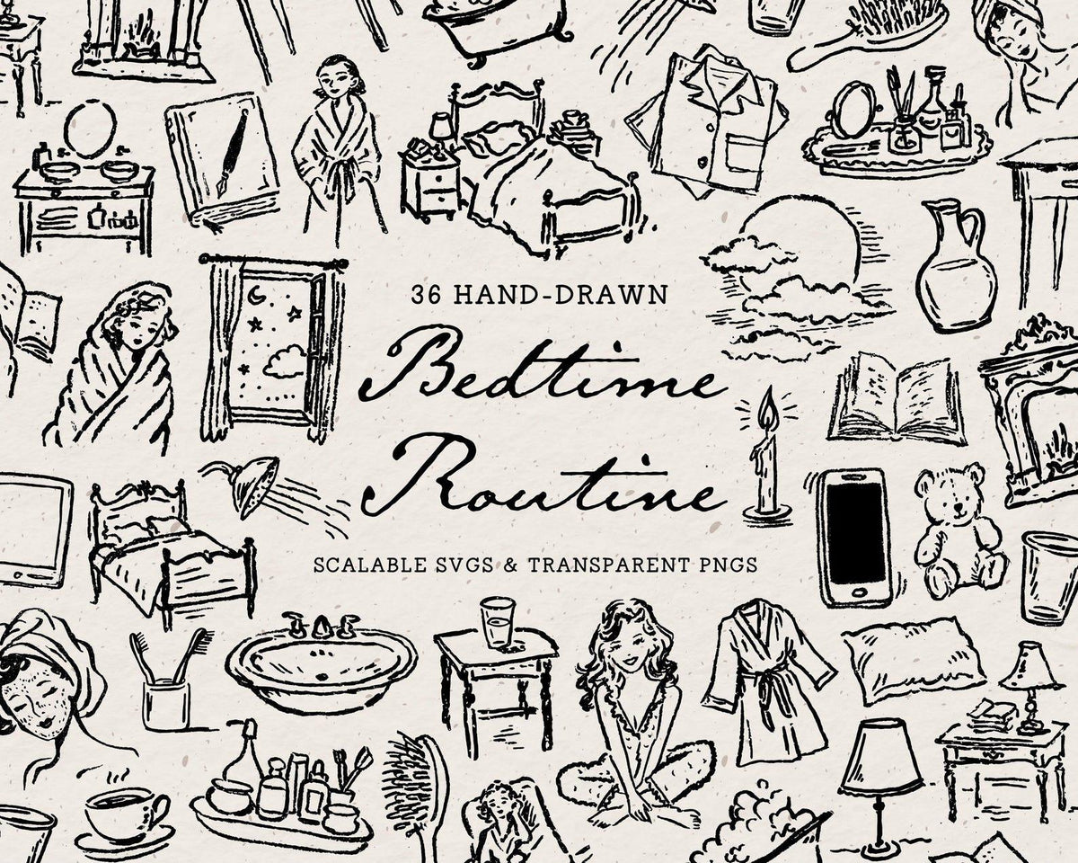Home Life 4-Pack Doodle Bundle, preview 2
