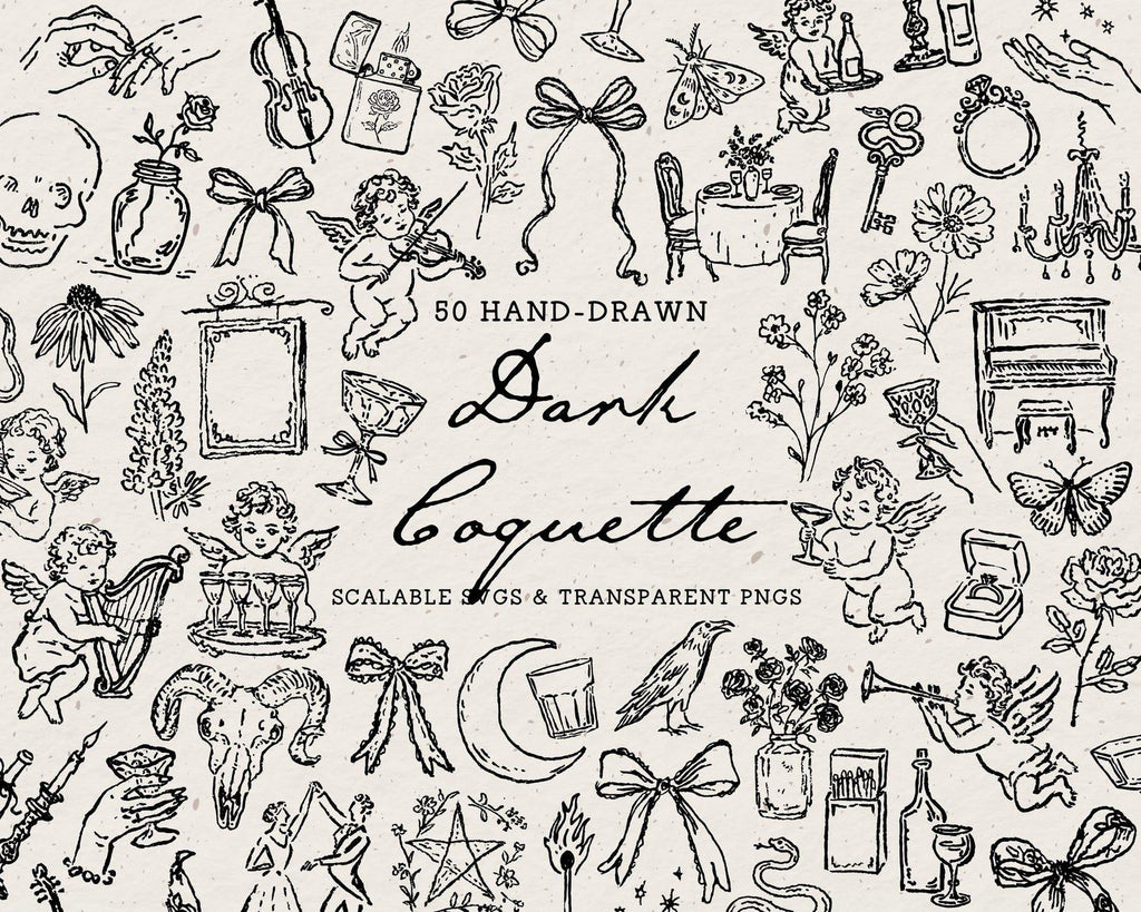 Coquette 4-Pack Doodle Bundle, preview 5