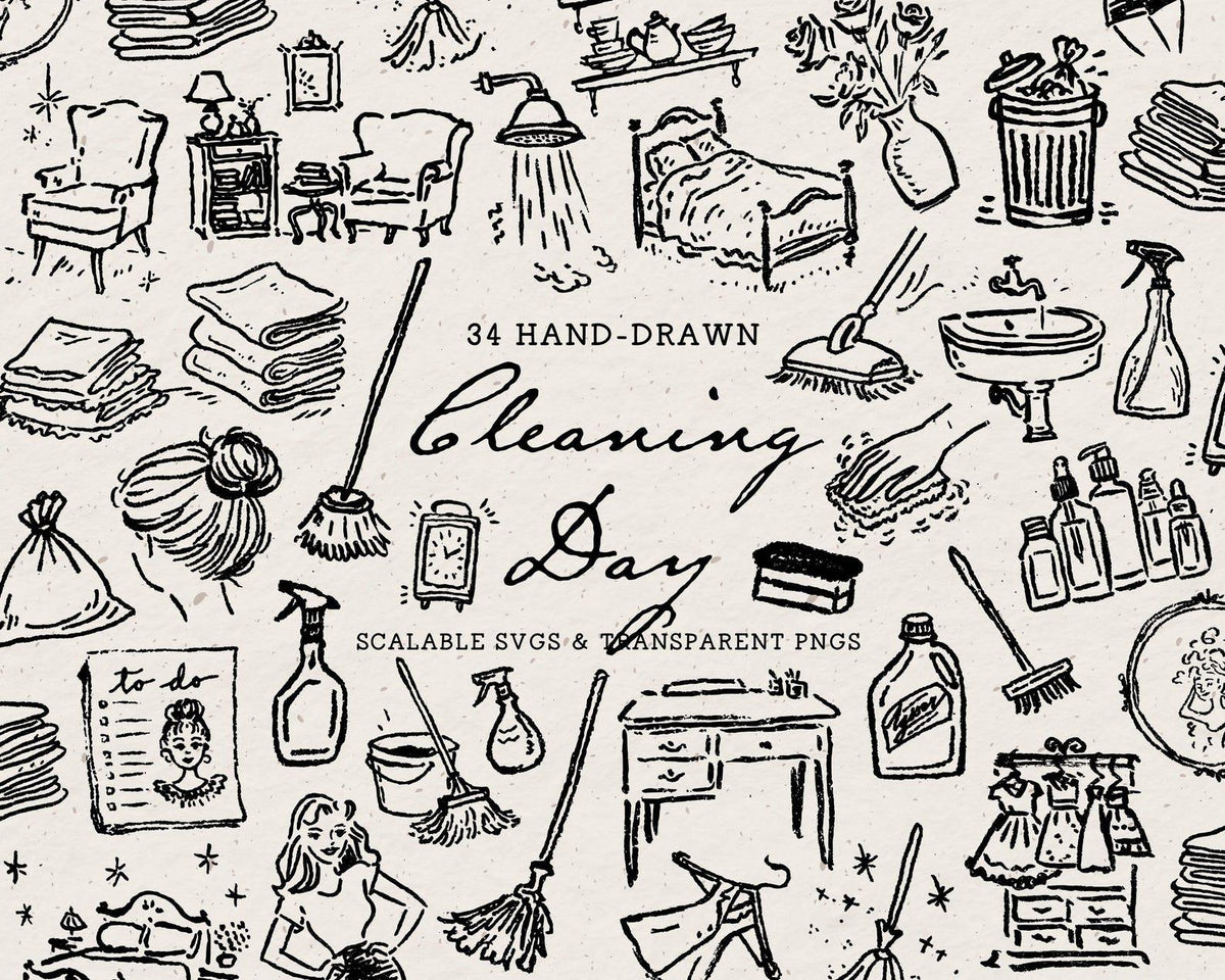Home Life 4-Pack Doodle Bundle, preview 3