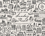 Home Life 4-Pack Doodle Bundle, preview 5