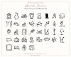 Home Life 4-Pack Doodle Bundle, preview 6
