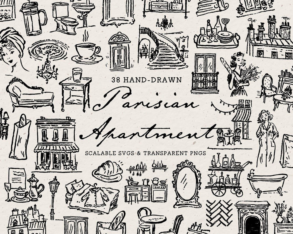 European 4-Pack Doodle Bundle, preview 2