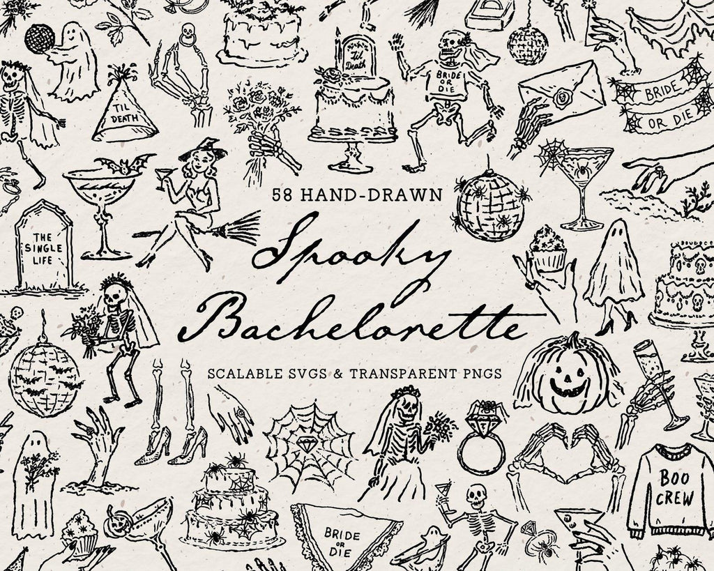 Bachelorette 4-Pack Doodle Bundle, preview 4