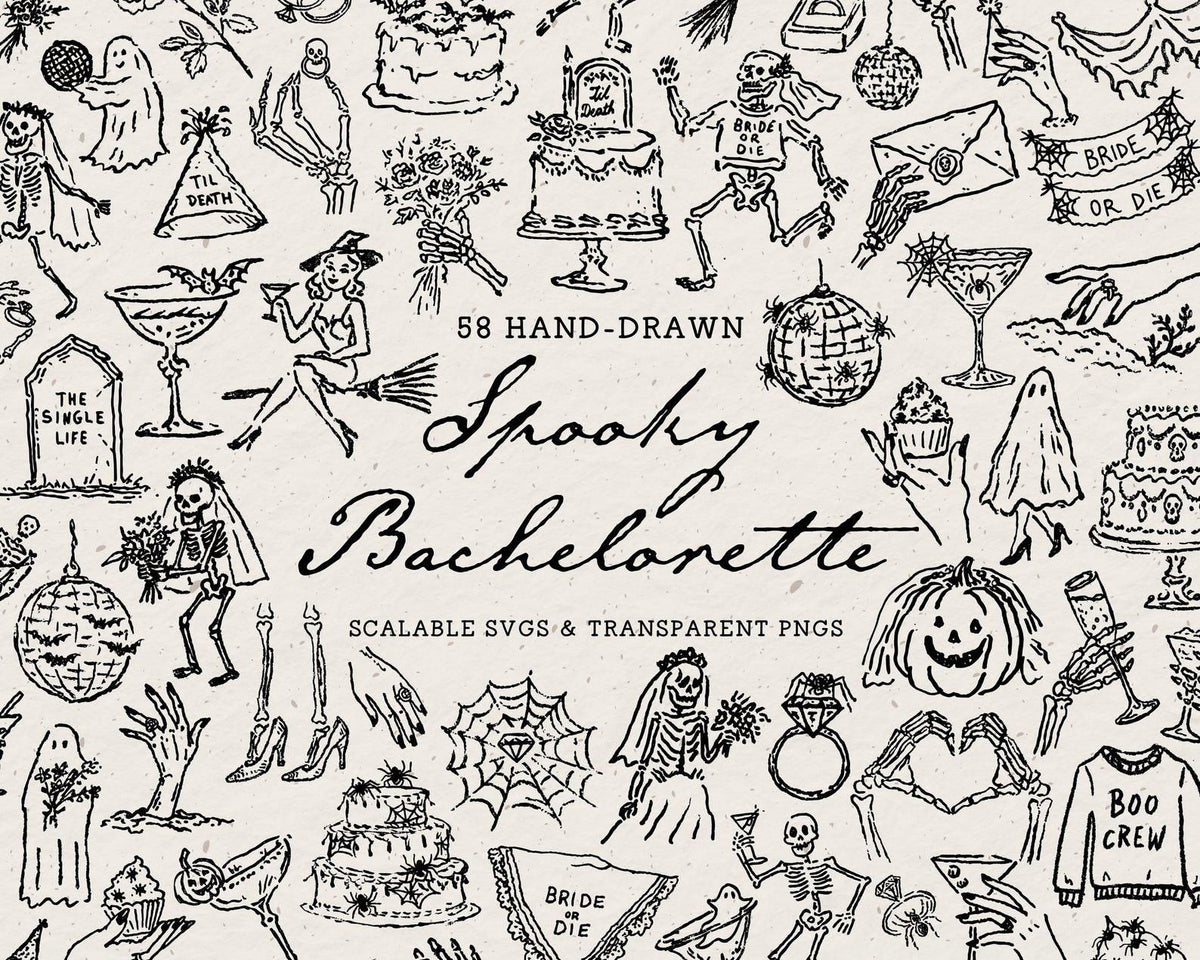 Bachelorette 4-Pack Doodle Bundle, preview 4