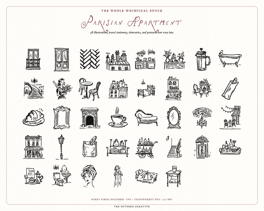 European 4-Pack Doodle Bundle, preview 6