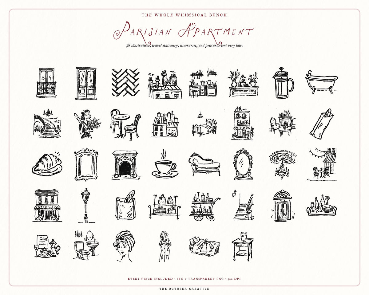European 4-Pack Doodle Bundle, preview 6