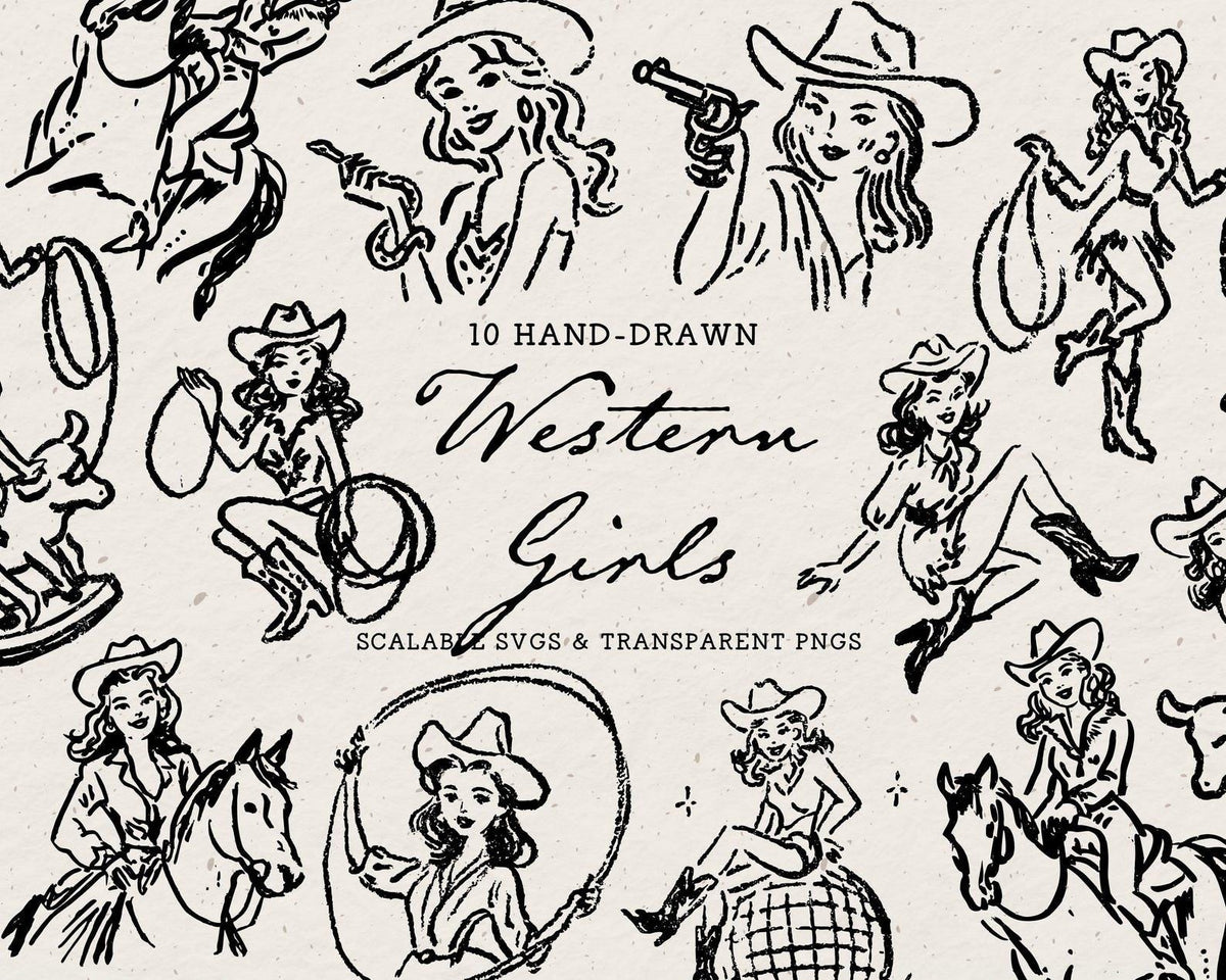Western 4-Pack Doodle Bundle, preview 3