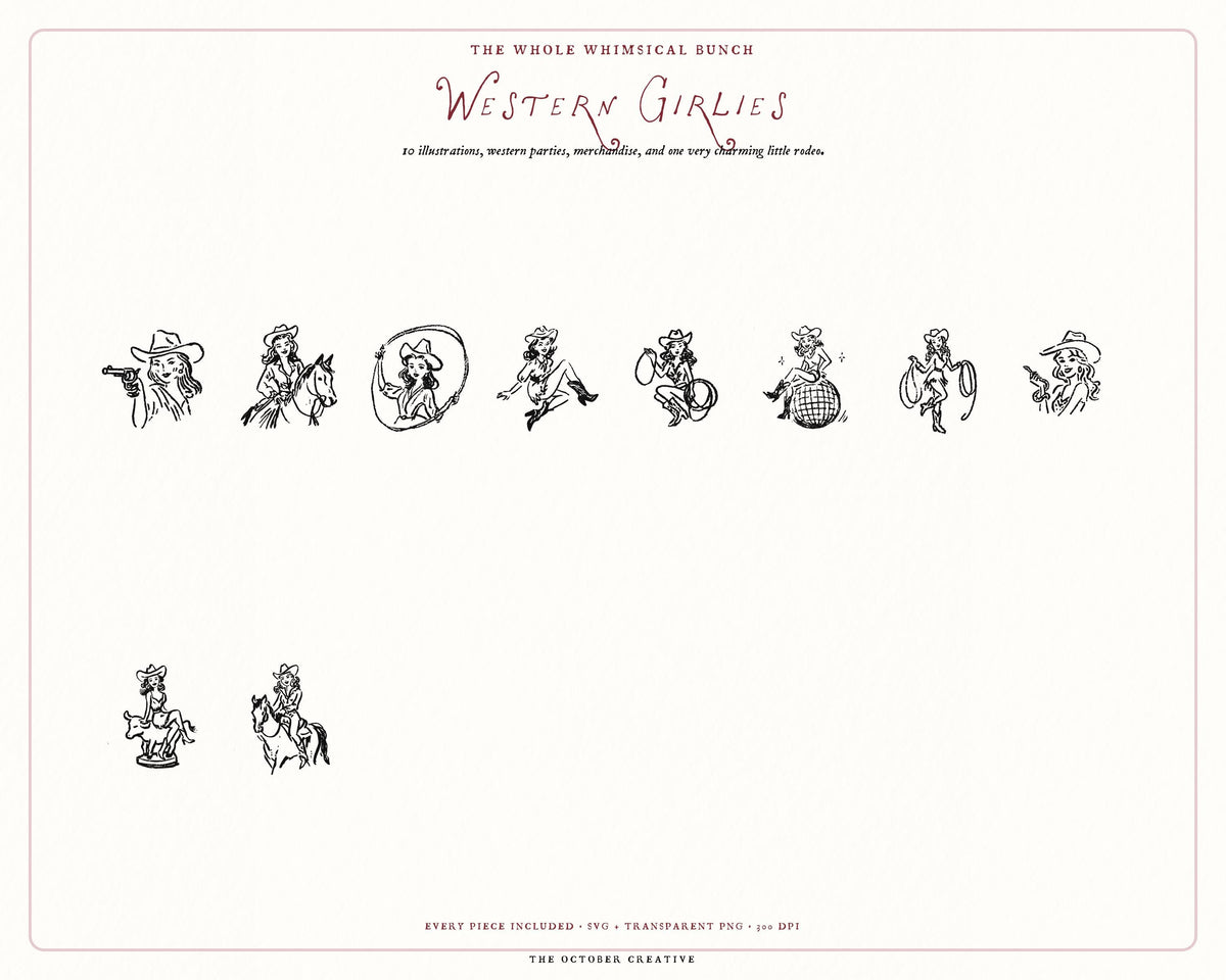 Western 4-Pack Doodle Bundle, preview 8