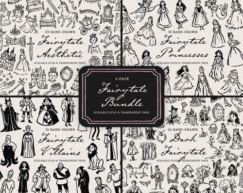 Fairytale 4-Pack Doodle Bundle