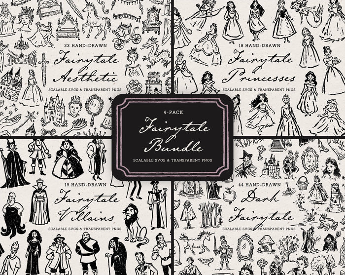 Fairytale 4-Pack Doodle Bundle