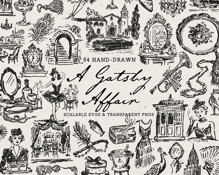 A Gatsby Affair Doodle Pack