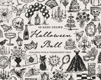 Halloween Ball Doodle Pack, preview 1