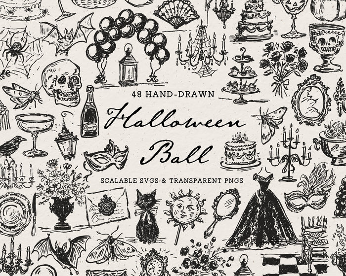 Halloween Ball Doodle Pack
