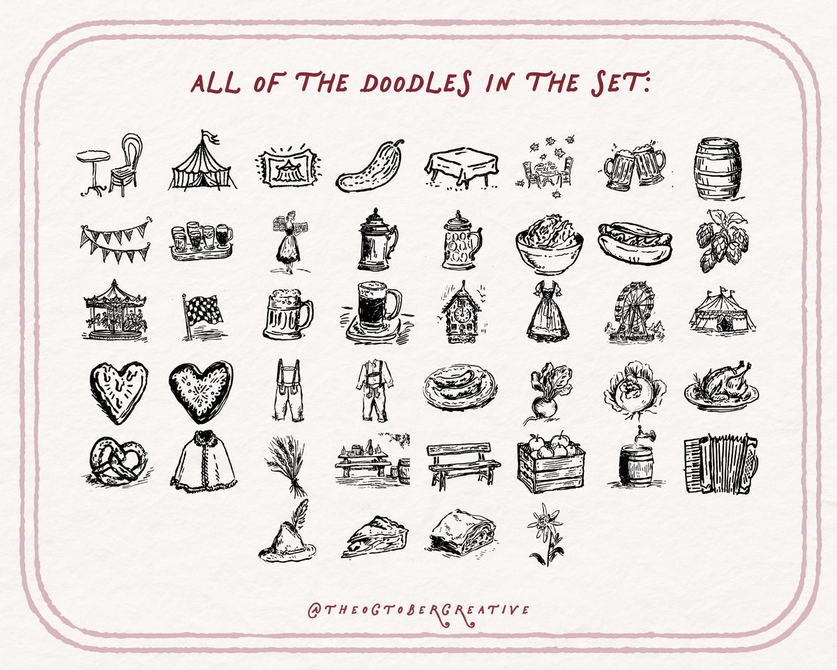 Oktoberfest Doodle Pack, preview 5