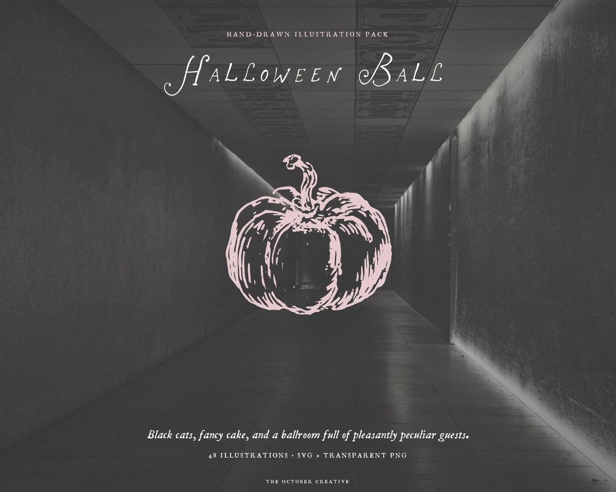 Halloween Ball Doodle Pack, preview 7
