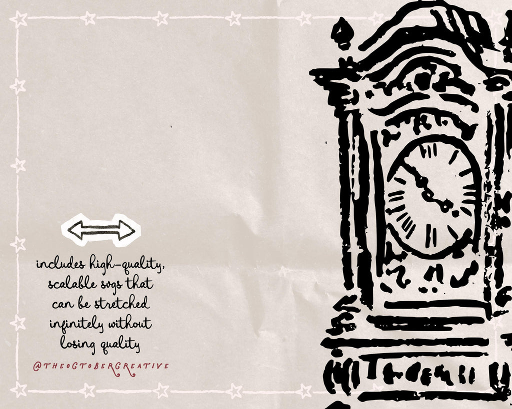 Stroke of Midnight Doodle Pack, preview 3