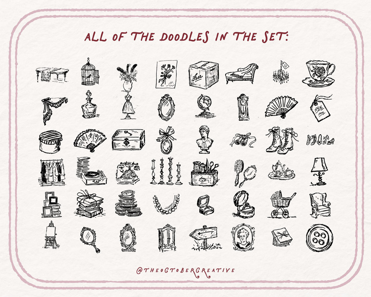 Estate Sale Doodle Pack, preview 5