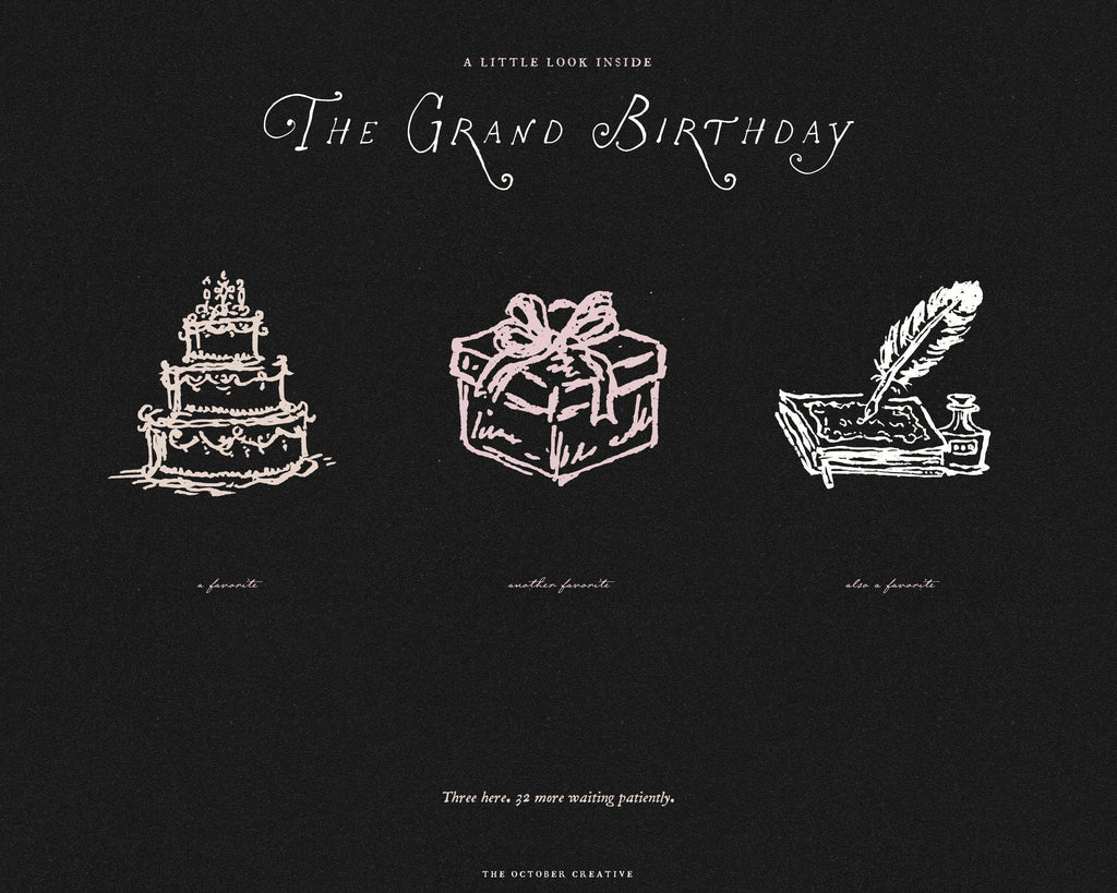 The Grand Birthday Doodle Pack, preview 8