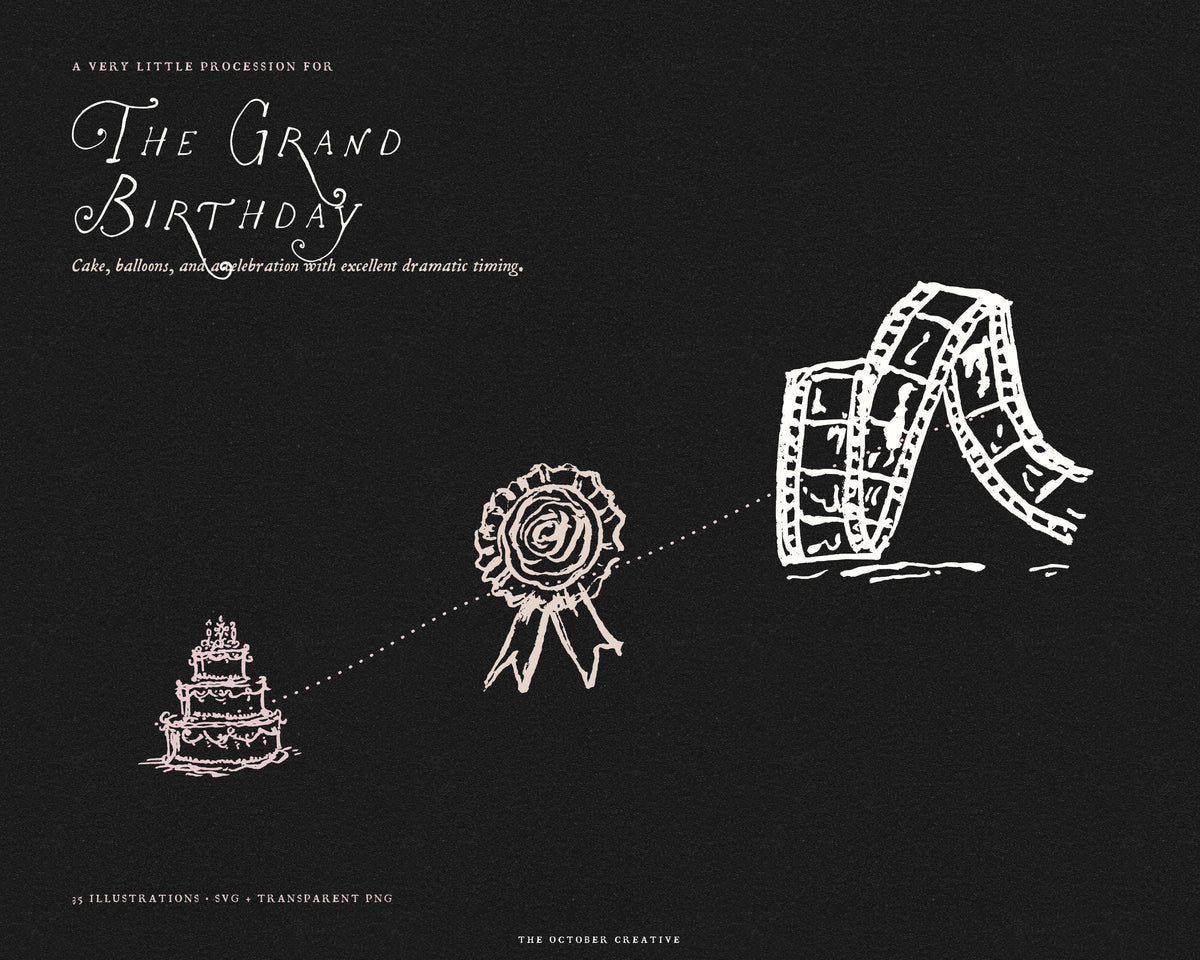 The Grand Birthday Doodle Pack, preview 15