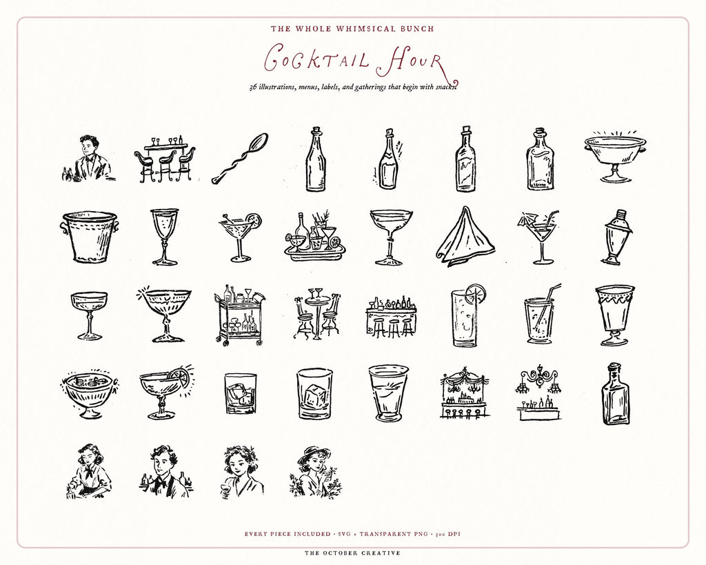 Wedding 4-Pack Doodle Bundle, preview 9