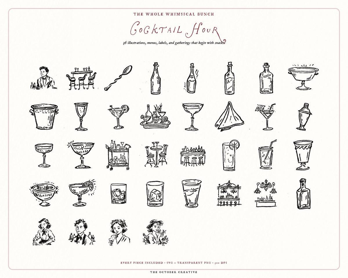 Wedding 4-Pack Doodle Bundle, preview 9