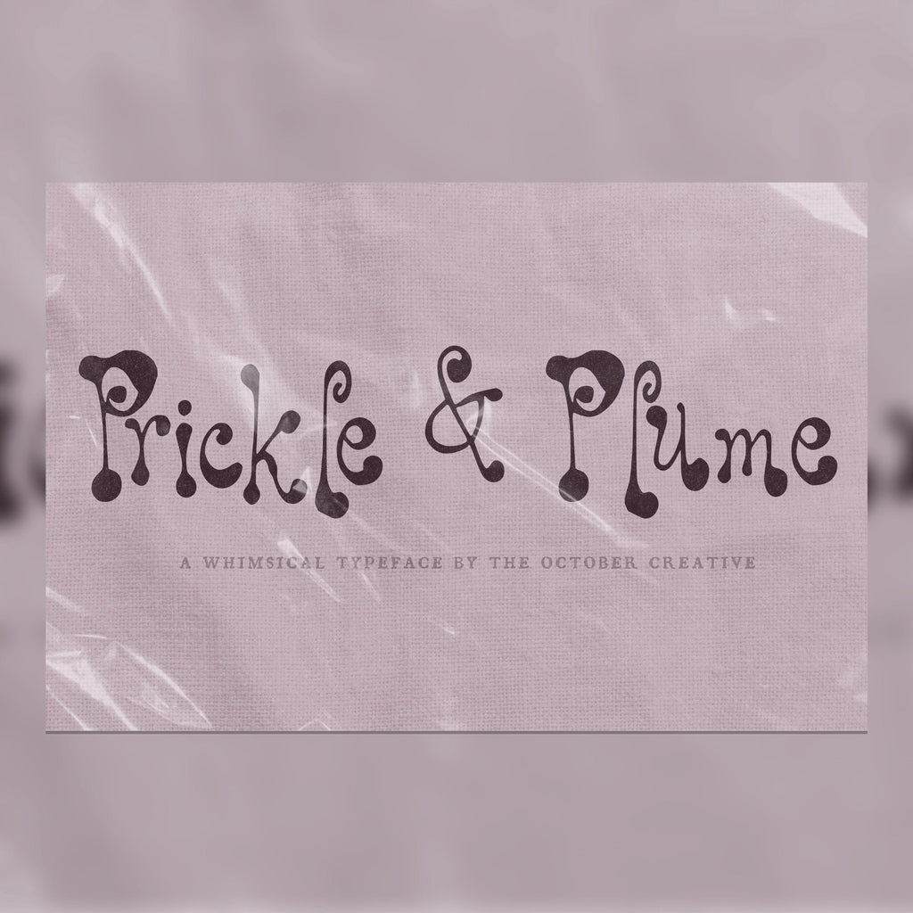 Prickle & Plume Font, preview 1